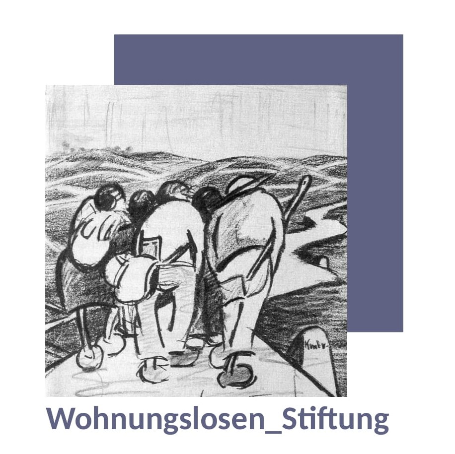  Logo of Wohnungslosen_Stiftung. Selbstvertretung wohnungsloser Menschen und Empowerment auf Augenhöhe! 